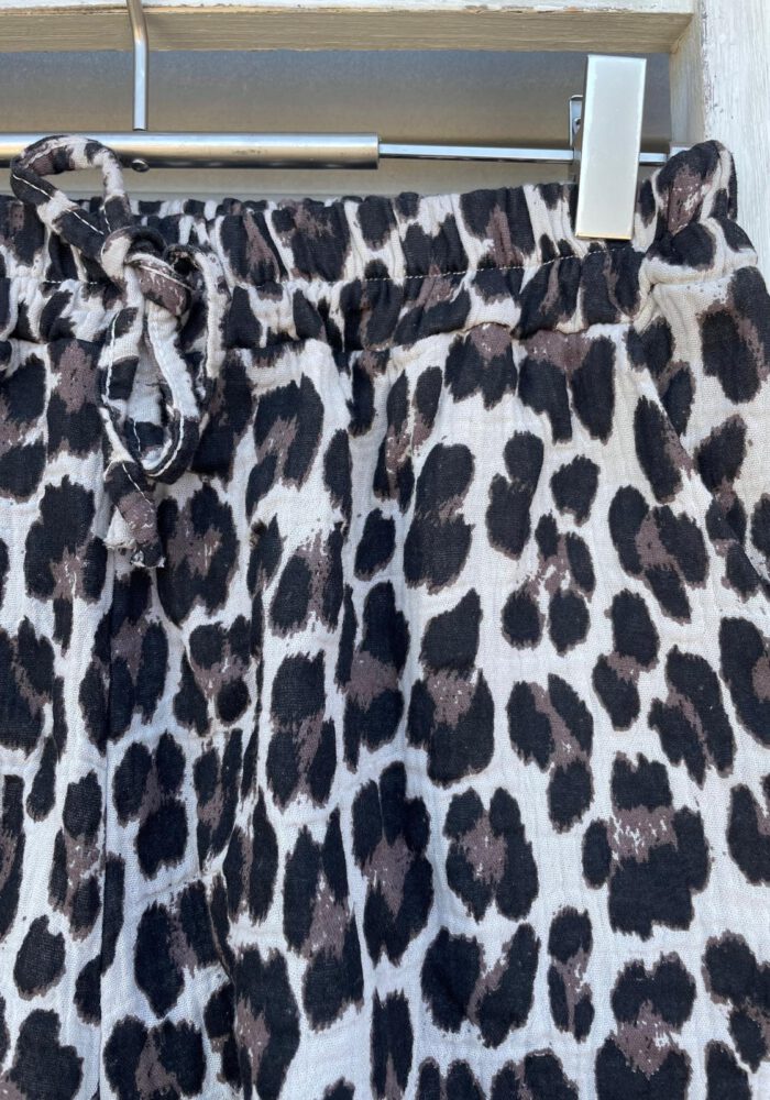 Musselin Leo Shorts mit Bindeband