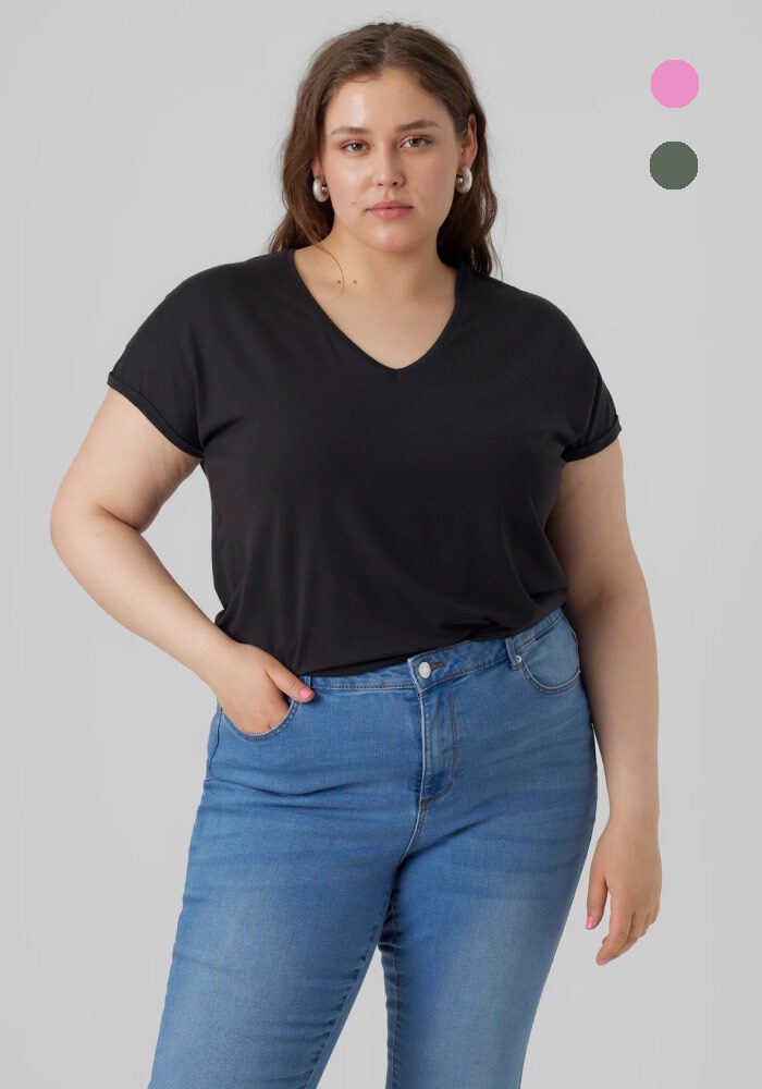 Vero Moda Curve V-Neck Shirt 