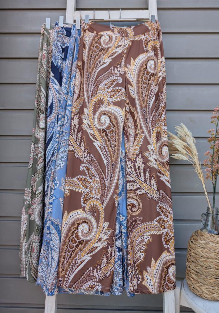 Travel Stoff Hose im Paisley Muster
